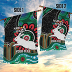 Custom NAIDOC Week 2025 Rabbitohs Garden Flag Go Souths Indigenous Art