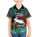 Custom NAIDOC Week 2025 Rabbitohs Kid Hawaiian Shirt Go Souths Indigenous Art