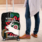 Custom NAIDOC Week 2025 Rabbitohs Luggage Cover Go Souths Indigenous Art