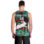 Custom NAIDOC Week 2025 Rabbitohs Men Tank Top Go Souths Indigenous Art