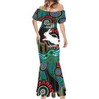 Custom NAIDOC Week 2025 Rabbitohs Mermaid Dress Go Souths Indigenous Art