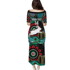 Custom NAIDOC Week 2025 Rabbitohs Puletasi Go Souths Indigenous Art