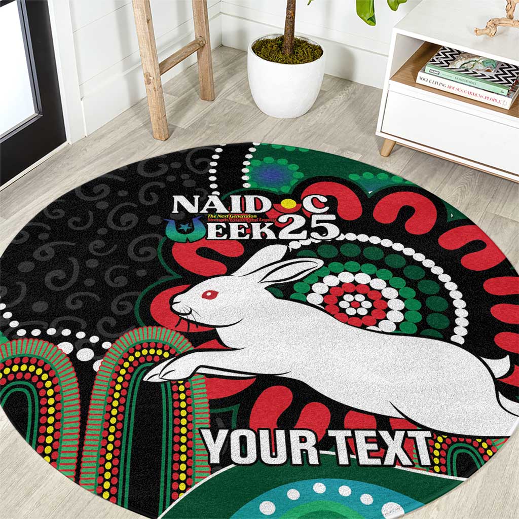 Custom NAIDOC Week 2025 Rabbitohs Round Carpet Go Souths Indigenous Art