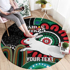 Custom NAIDOC Week 2025 Rabbitohs Round Carpet Go Souths Indigenous Art