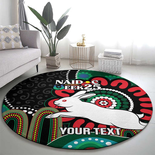 Custom NAIDOC Week 2025 Rabbitohs Round Carpet Go Souths Indigenous Art