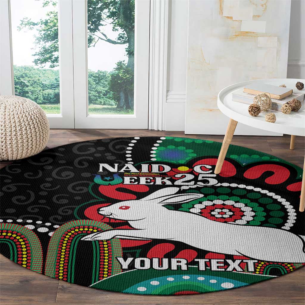 Custom NAIDOC Week 2025 Rabbitohs Round Carpet Go Souths Indigenous Art