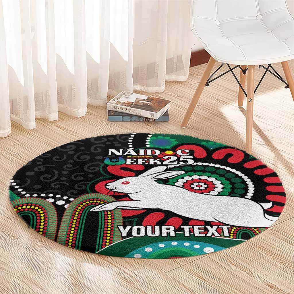 Custom NAIDOC Week 2025 Rabbitohs Round Carpet Go Souths Indigenous Art