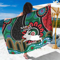 Custom NAIDOC Week 2025 Rabbitohs Sarong Go Souths Indigenous Art