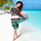 Custom NAIDOC Week 2025 Rabbitohs Sarong Go Souths Indigenous Art