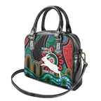 Custom NAIDOC Week 2025 Rabbitohs Shoulder Handbag Go Souths Indigenous Art