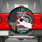 Custom NAIDOC Week 2025 Rabbitohs Spare Tire Cover Go Souths Indigenous Art
