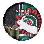 Custom NAIDOC Week 2025 Rabbitohs Spare Tire Cover Go Souths Indigenous Art