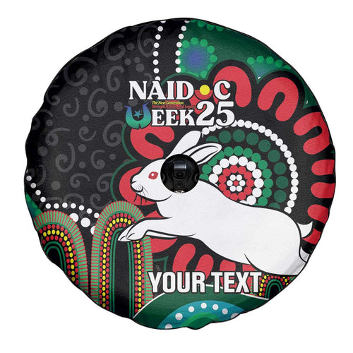 Custom NAIDOC Week 2025 Rabbitohs Spare Tire Cover Go Souths Indigenous Art