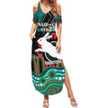 Custom NAIDOC Week 2025 Rabbitohs Summer Maxi Dress Go Souths Indigenous Art