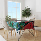 Custom NAIDOC Week 2025 Rabbitohs Tablecloth Go Souths Indigenous Art