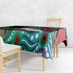 Custom NAIDOC Week 2025 Rabbitohs Tablecloth Go Souths Indigenous Art