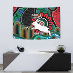 Custom NAIDOC Week 2025 Rabbitohs Tapestry Go Souths Indigenous Art