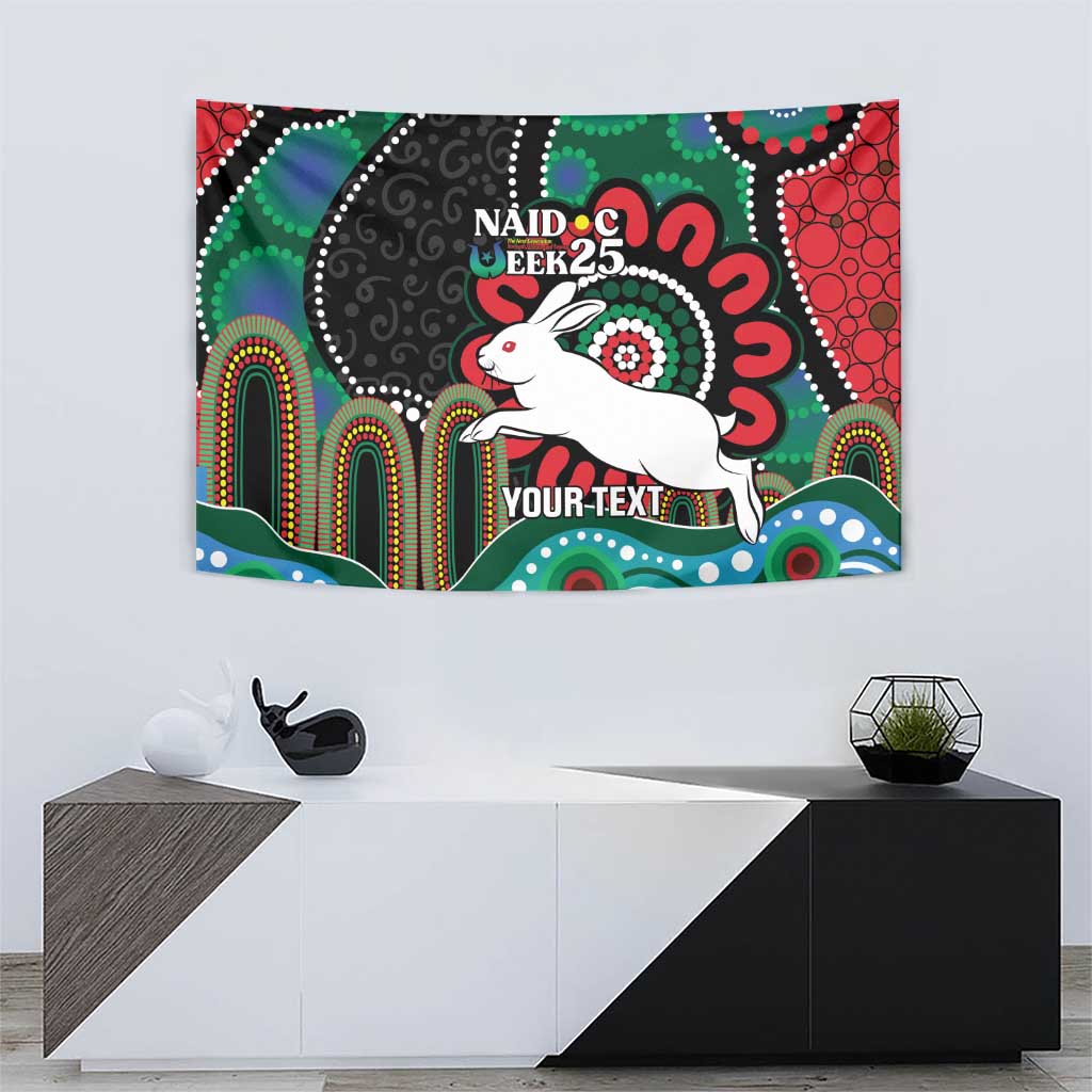 Custom NAIDOC Week 2025 Rabbitohs Tapestry Go Souths Indigenous Art