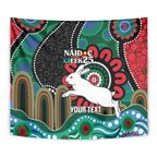 Custom NAIDOC Week 2025 Rabbitohs Tapestry Go Souths Indigenous Art