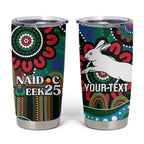 Custom NAIDOC Week 2025 Rabbitohs Tumbler Cup Go Souths Indigenous Art