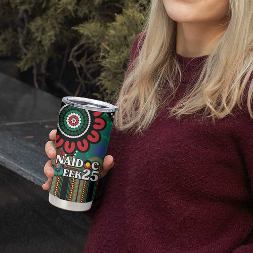 Custom NAIDOC Week 2025 Rabbitohs Tumbler Cup Go Souths Indigenous Art