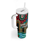 Custom NAIDOC Week 2025 Rabbitohs Tumbler With Handle Go Souths Indigenous Art