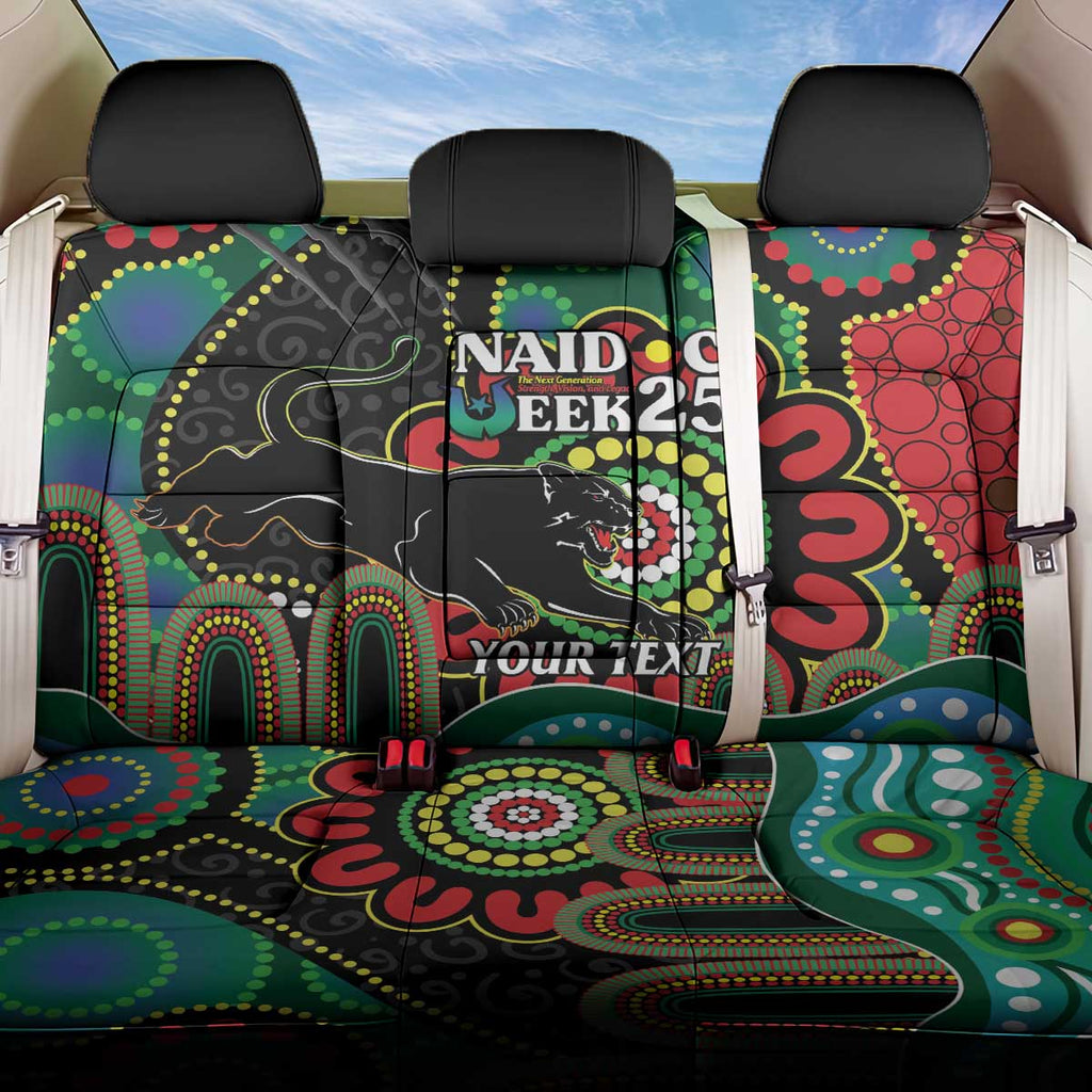 Custom NAIDOC Week 2025 Panthers Back Car Seat Cover Go Mountain Men Indigenous Art