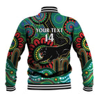Custom NAIDOC Week 2025 Panthers Baseball Jacket Go Mountain Men Indigenous Art