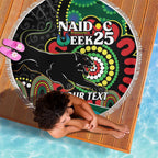 Custom NAIDOC Week 2025 Panthers Beach Blanket Go Mountain Men Indigenous Art