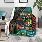 Custom NAIDOC Week 2025 Panthers Blanket Go Mountain Men Indigenous Art