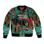 Custom NAIDOC Week 2025 Panthers Bomber Jacket Go Mountain Men Indigenous Art