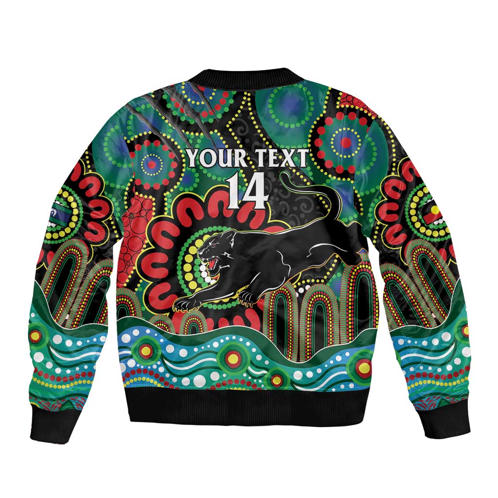 Custom NAIDOC Week 2025 Panthers Bomber Jacket Go Mountain Men Indigenous Art