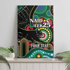 Custom NAIDOC Week 2025 Panthers Canvas Wall Art Go Mountain Men Indigenous Art