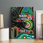 Custom NAIDOC Week 2025 Panthers Canvas Wall Art Go Mountain Men Indigenous Art