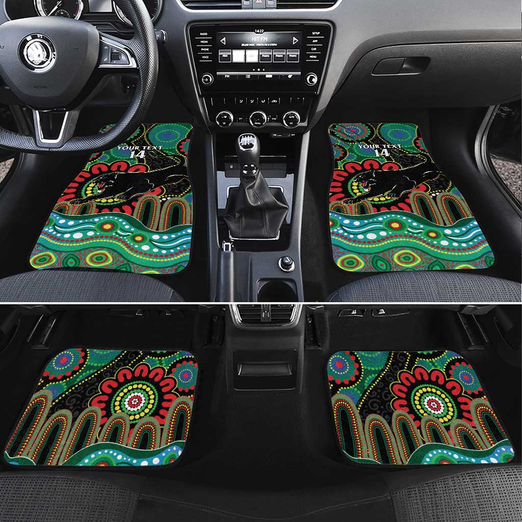 Custom NAIDOC Week 2025 Panthers Car Mats Go Mountain Men Indigenous Art