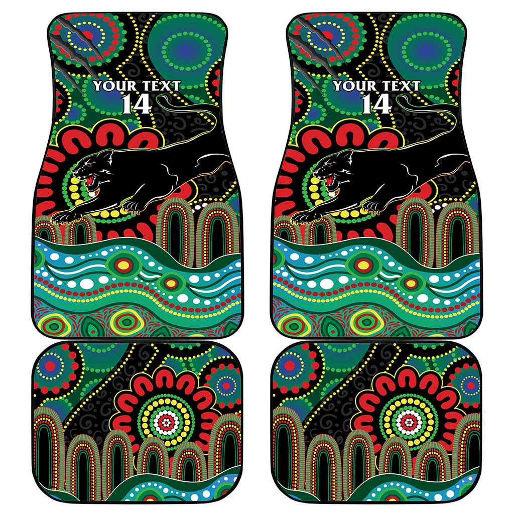 Custom NAIDOC Week 2025 Panthers Car Mats Go Mountain Men Indigenous Art