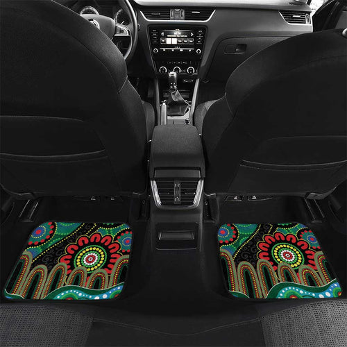 Custom NAIDOC Week 2025 Panthers Car Mats Go Mountain Men Indigenous Art