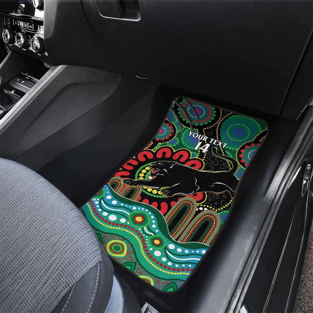 Custom NAIDOC Week 2025 Panthers Car Mats Go Mountain Men Indigenous Art