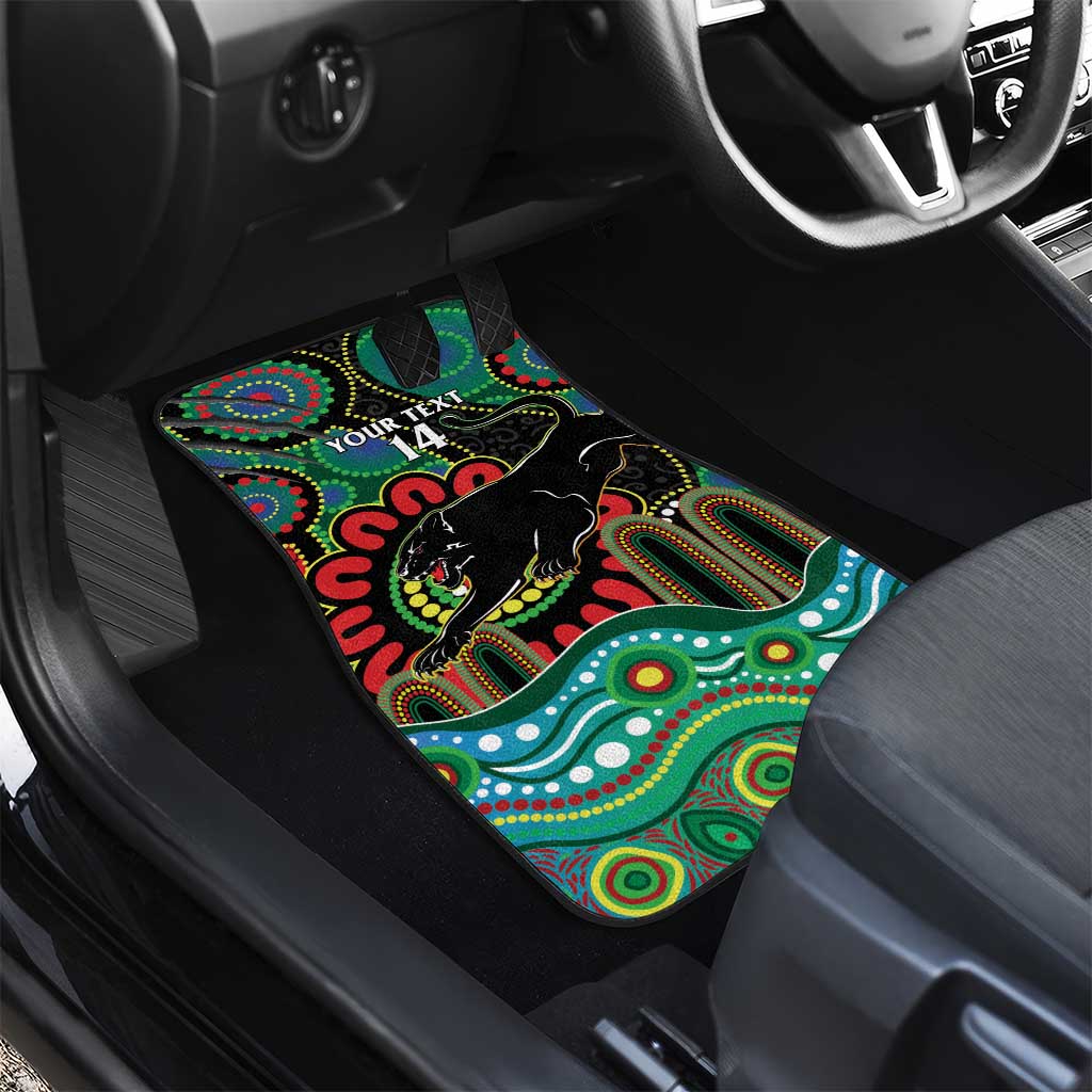 Custom NAIDOC Week 2025 Panthers Car Mats Go Mountain Men Indigenous Art