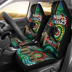 Custom NAIDOC Week 2025 Panthers Car Seat Cover Go Mountain Men Indigenous Art