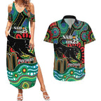 Custom NAIDOC Week 2025 Panthers Couples Matching Summer Maxi Dress and Hawaiian Shirt Go Mountain Men Indigenous Art