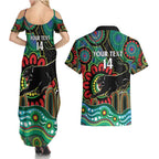 Custom NAIDOC Week 2025 Panthers Couples Matching Summer Maxi Dress and Hawaiian Shirt Go Mountain Men Indigenous Art
