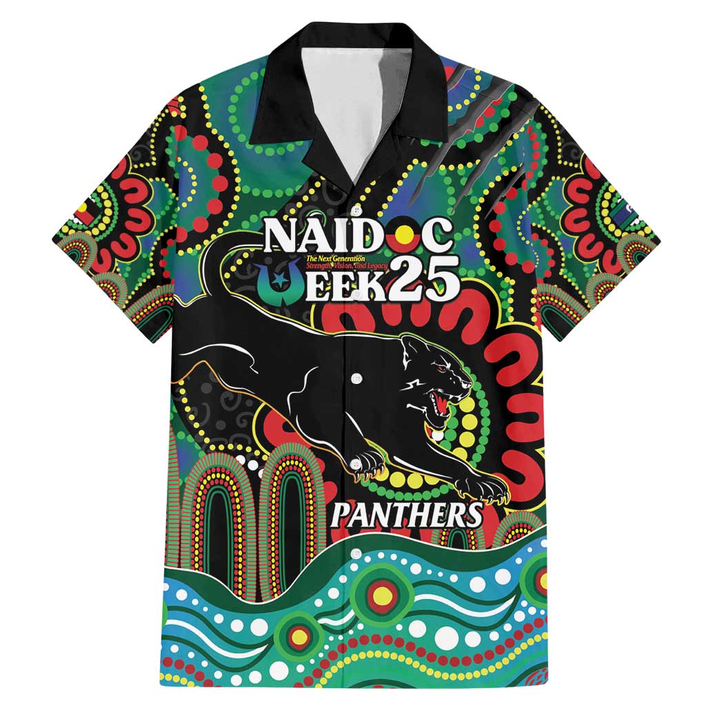 Custom NAIDOC Week 2025 Panthers Family Matching Mermaid Dress and Hawaiian Shirt Go Mountain Men Indigenous Art