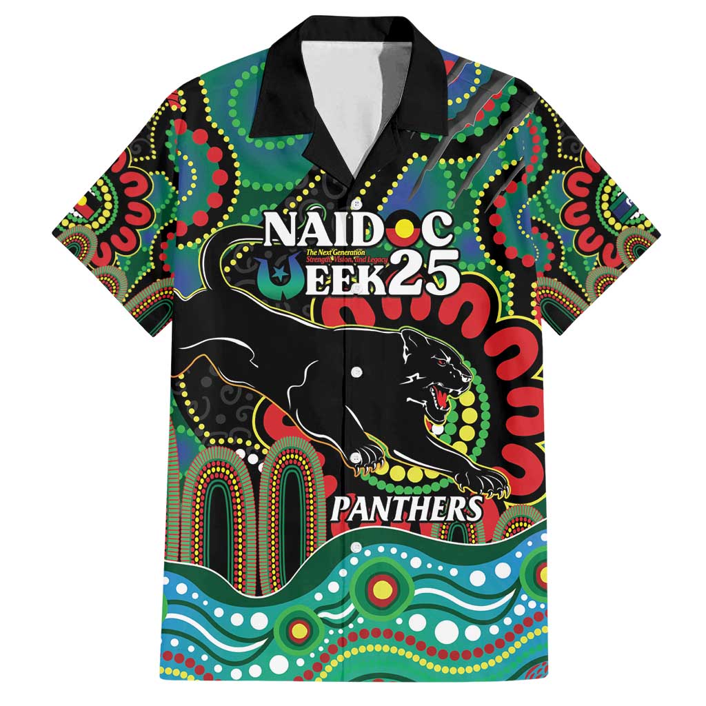 Custom NAIDOC Week 2025 Panthers Family Matching Summer Maxi Dress and Hawaiian Shirt Go Mountain Men Indigenous Art