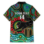 Custom NAIDOC Week 2025 Panthers Family Matching Summer Maxi Dress and Hawaiian Shirt Go Mountain Men Indigenous Art