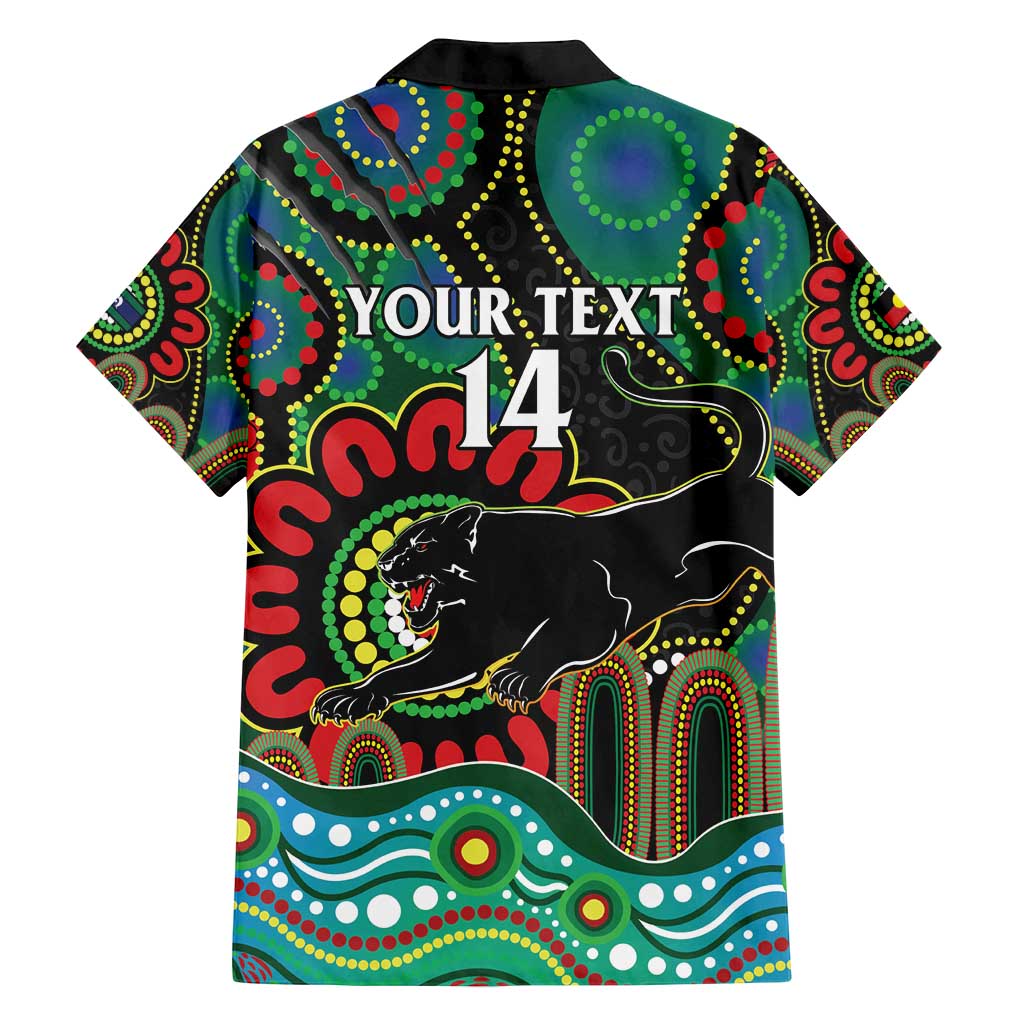 Custom NAIDOC Week 2025 Panthers Family Matching Tank Maxi Dress and Hawaiian Shirt Go Mountain Men Indigenous Art