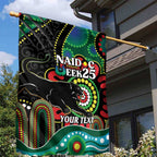 Custom NAIDOC Week 2025 Panthers Garden Flag Go Mountain Men Indigenous Art