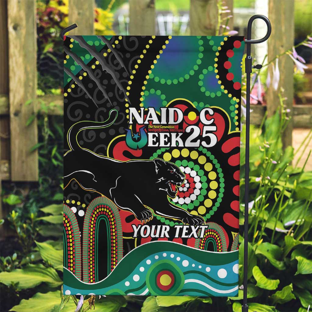 Custom NAIDOC Week 2025 Panthers Garden Flag Go Mountain Men Indigenous Art