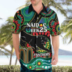 Custom NAIDOC Week 2025 Panthers Hawaiian Shirt Go Mountain Men Indigenous Art