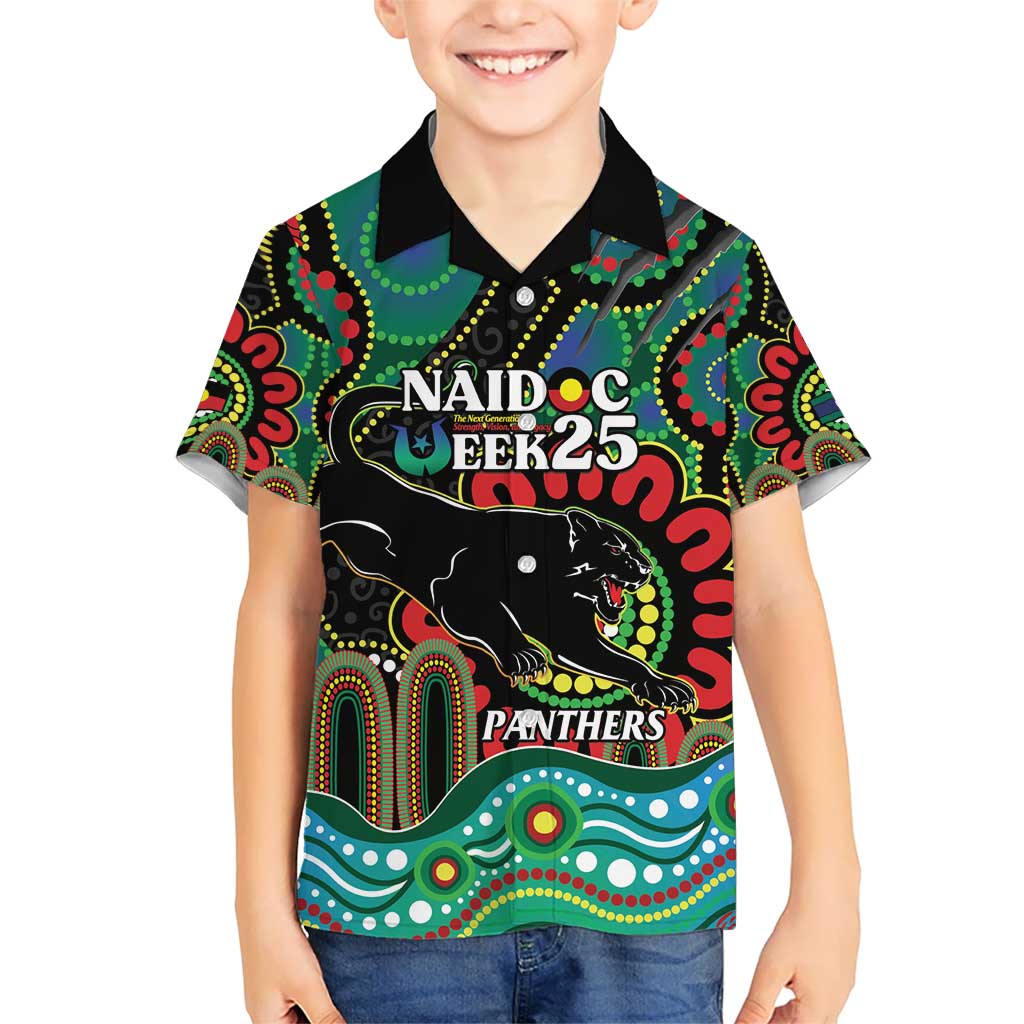 Custom NAIDOC Week 2025 Panthers Hawaiian Shirt Go Mountain Men Indigenous Art